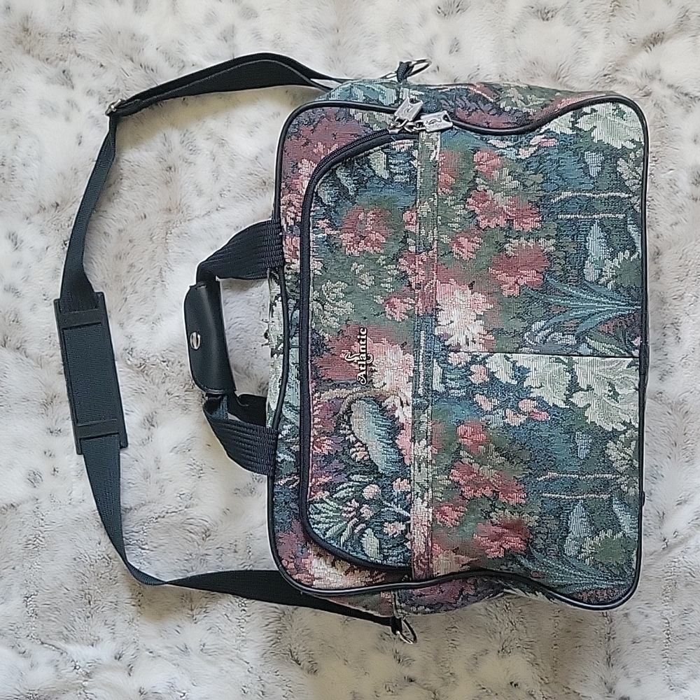 Vintage Atlantic Airways Tapestry Travel Bag